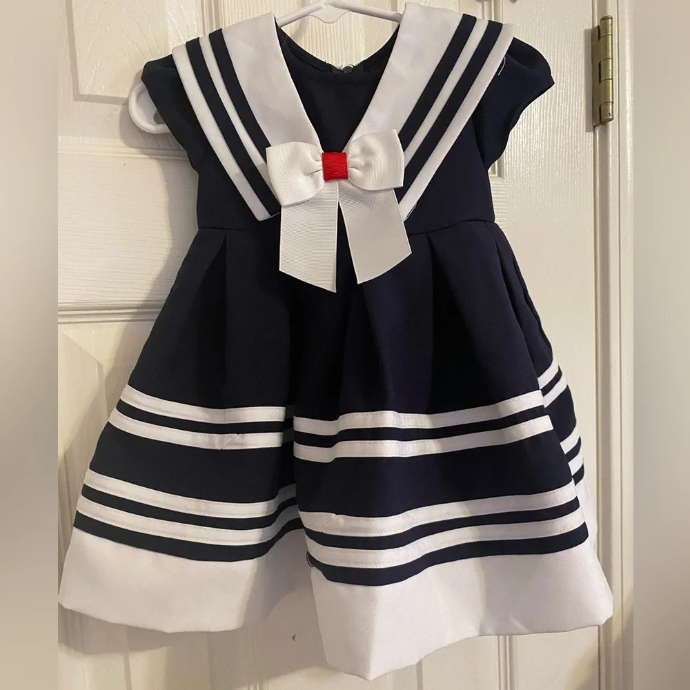 New Bonnie Baby Sailor Dress